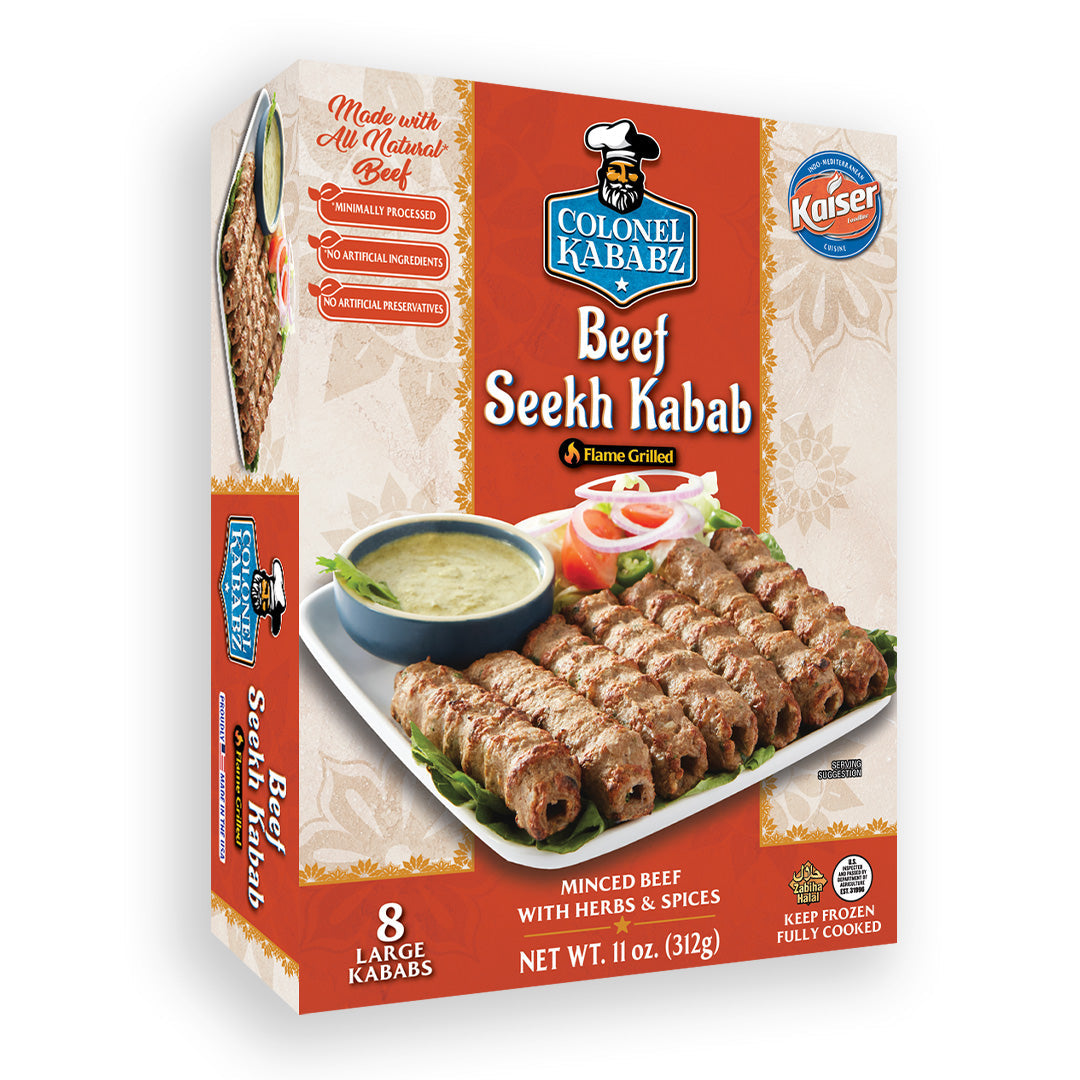 beef seekh kabab product package