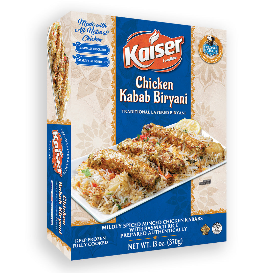 chicken kabab biryani product package