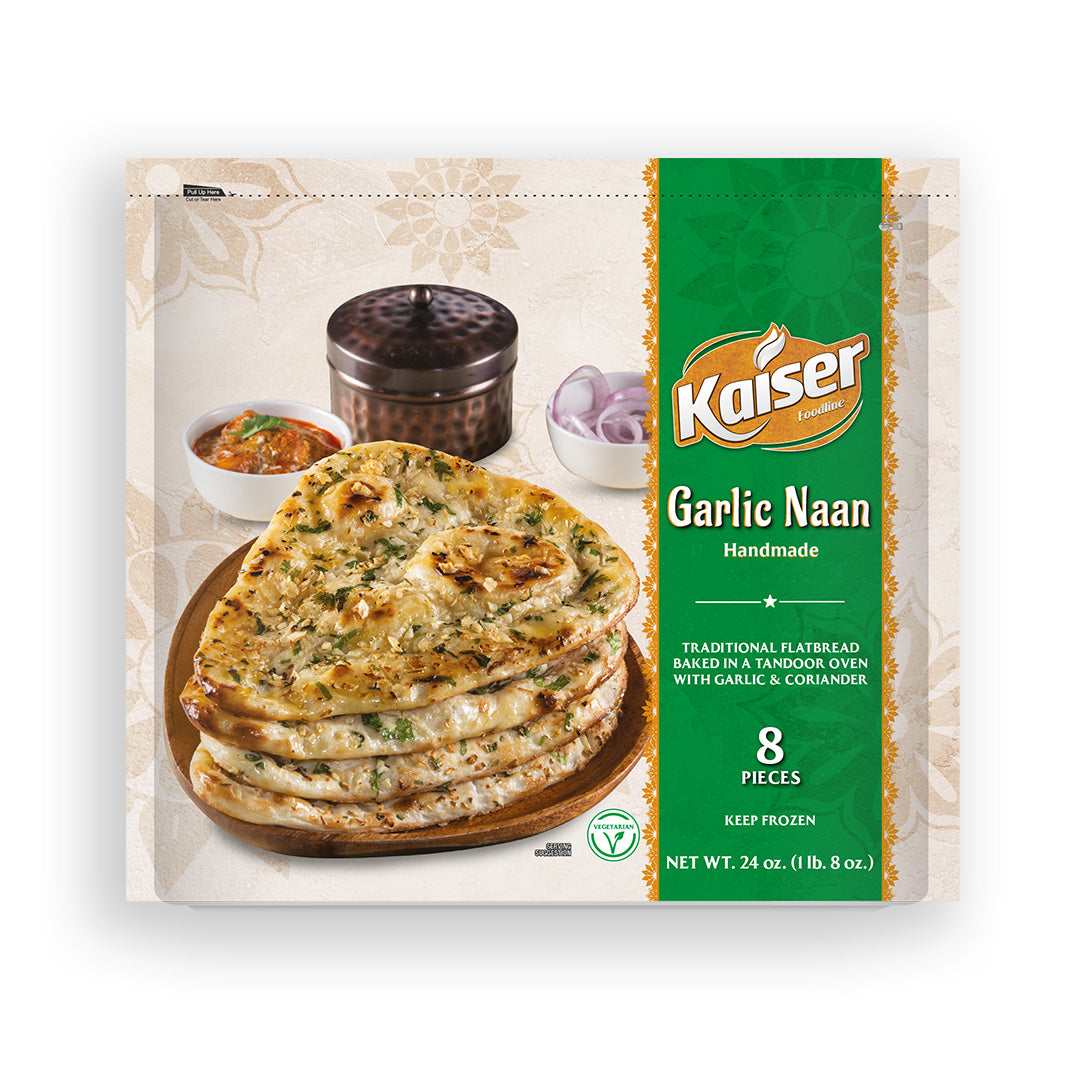 garlic naan product package