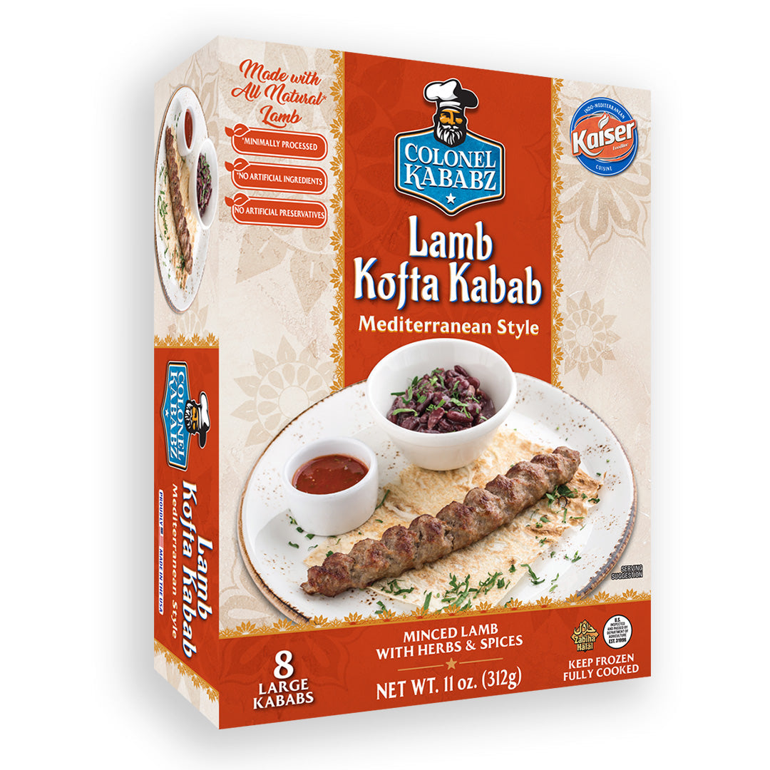 lamb kofta kabab product package