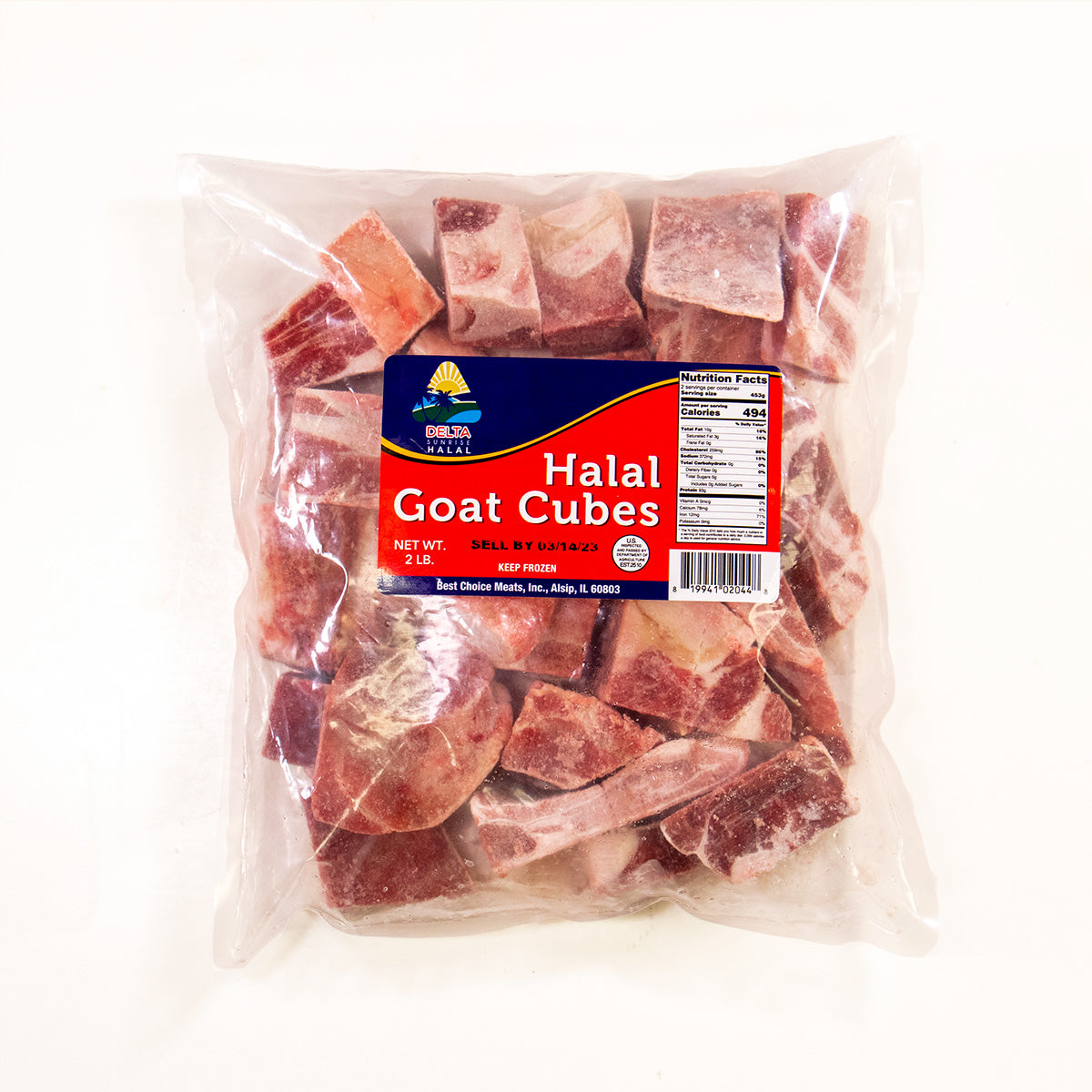 Halal Goat Cubes