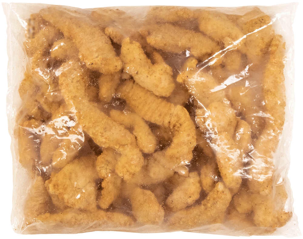 Halal Fully Cooked Breaded Chicken Tenders - 10 lb