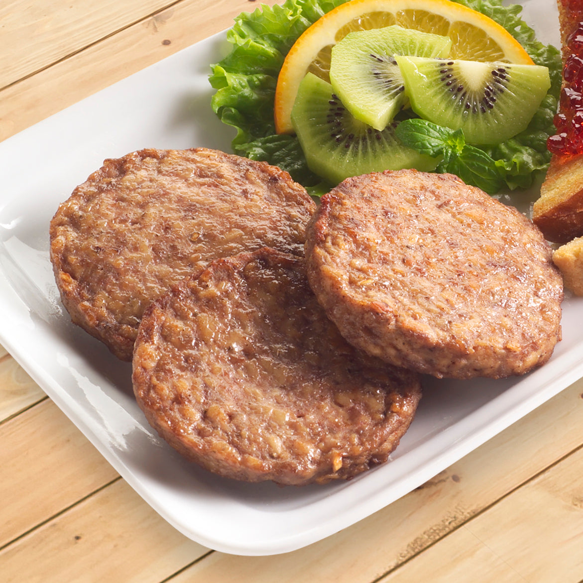 Raw Halal Beef Breakfast Sausage Patties