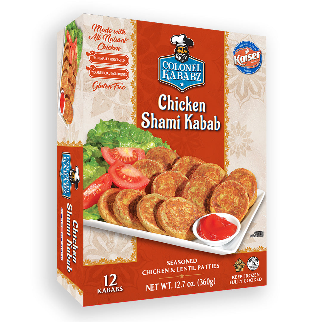 chicken shami kabab product package