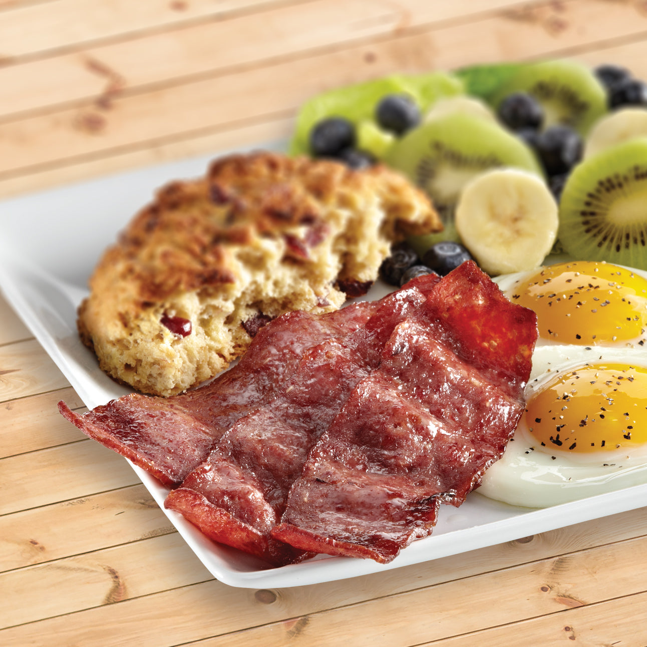 Sandwich Style halal Beef strip chopped formed breakfast